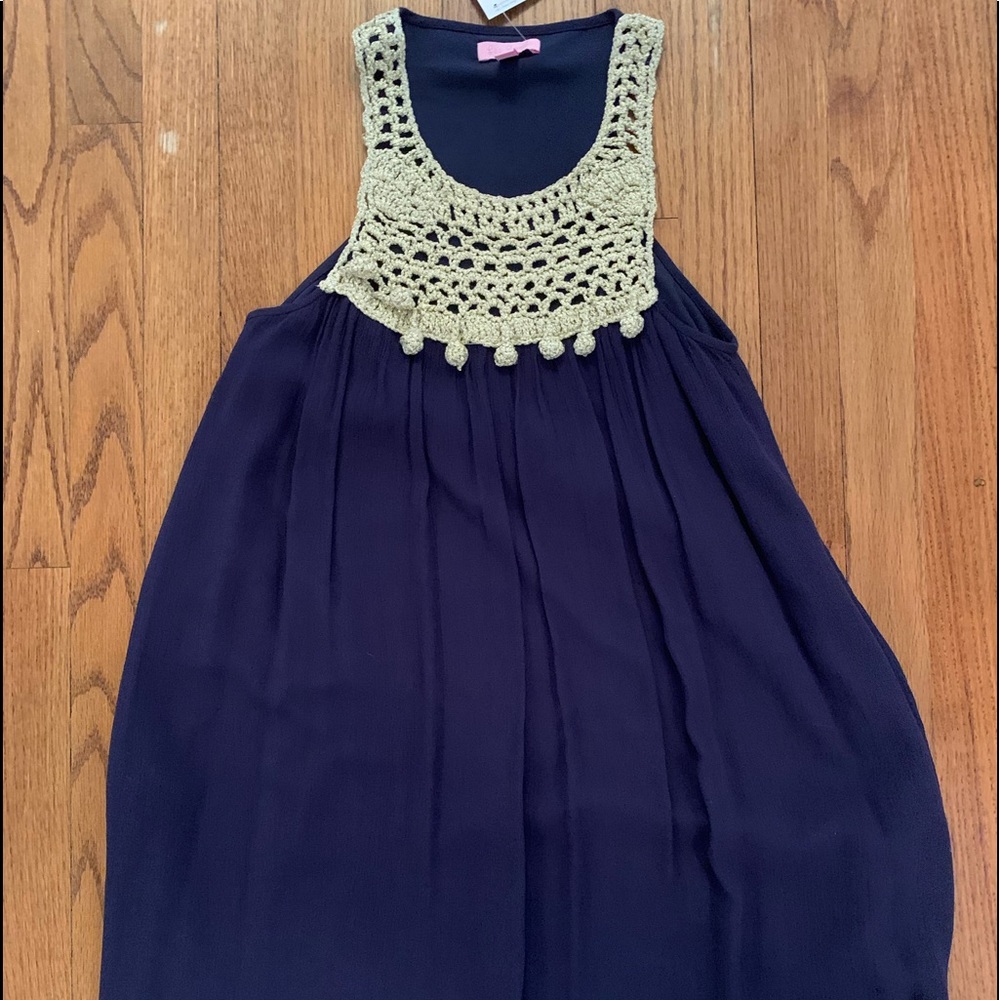 Lilly Pulitzer navy blue dress
